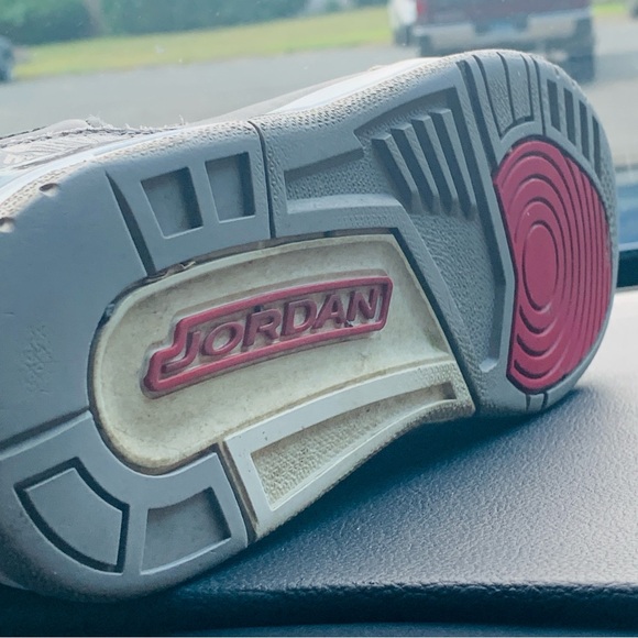 Nike Air Jordan Spizike BG Black Varsity Red Cement Grey 317321-034 Sz 6.5Y - Picture 9 of 16